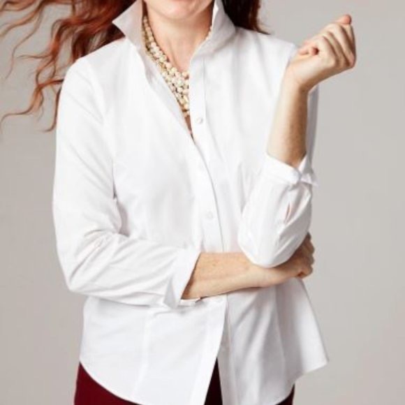 Chico's Tops - CHICOS NWT SZ 1 White Coolmax All Season Blouse SZ 1 (Medium)